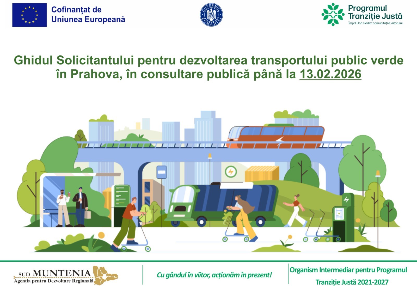 Relansarea consultării publice pentru acțiunea „Energie verde accesibilă și mobilitate nepoluantă” în județul Prahova